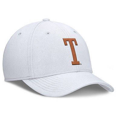 Men's Nike White Texas Longhorns Rise Academic Dri-FIT Flex Hat