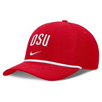 Men's Nike Scarlet Ohio State Buckeyes Rise Campus Adjustable Hat