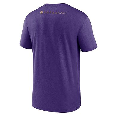 Men's Nike Purple LSU Tigers 2025 Courtside Basketball Legend Dri-FIT T-Shirt