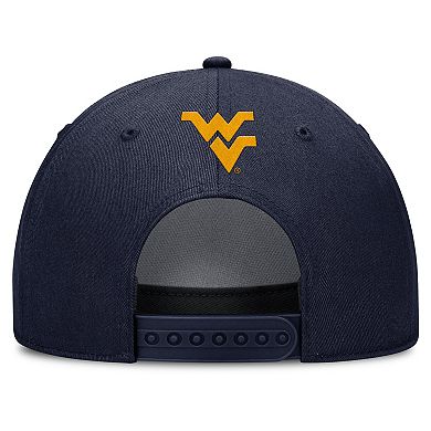 Men's Nike Navy West Virginia Mountaineers Rise Campus Adjustable Hat