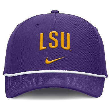 Men's Nike Purple LSU Tigers Rise Campus Adjustable Hat