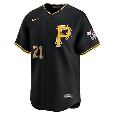Men's Nike Roberto Clemente Black Pittsburgh Pirates Alternate Limited Jersey