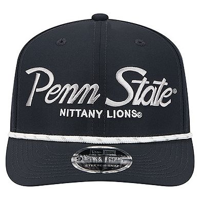 Men's New Era Navy Penn State Nittany Lions Script Performance Rope 9SEVENTY Adjustable Hat