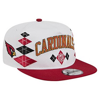 Men's New Era White Arizona Cardinals Argyle 19TWENTY Adjustable Hat