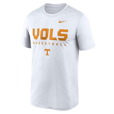 Men's Nike White Tennessee Volunteers 2025 Courtside Basketball Legend Dri-FIT T-Shirt
