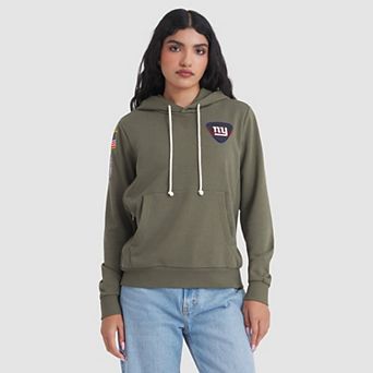 Women's Nike Olive New York Giants 2025 Salute to Service Sideline Standard Issue Dri-FIT Hoodie
