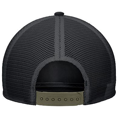 Men's Nike Camo TCU Horned Frogs 2025 Military Appreciation Rise Adjustable Trucker Hat