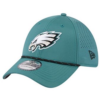 Men's New Era Midnight Green Philadelphia Eagles Perforated 39THIRTY Flex Hat