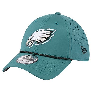 Men's New Era Midnight Green Philadelphia Eagles Perforated 39THIRTY Flex Hat