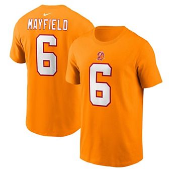 Men's Nike Baker Mayfield Orange Tampa Bay Buccaneers Player Name & Number T-Shirt