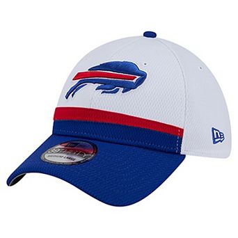 Men's New Era White/Royal Buffalo Bills Dashmark Rays 39THIRTY Flex Hat
