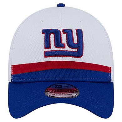 Men's New Era White/Royal New York Giants Dashmark Rays 39THIRTY Flex Hat