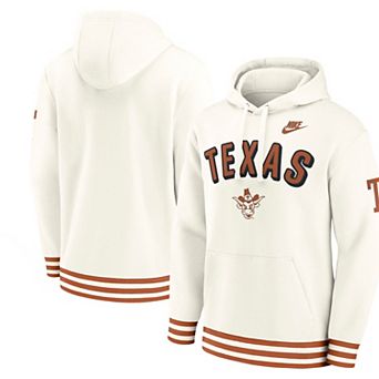 Men's Nike Cream Texas Longhorns Legacy Retro Pullover Hoodie