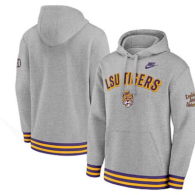 Sweat Vintage LSU Tigers - Tultex - Gris Polaire, Taille XL, Unisexe - NCAA Volleyball
