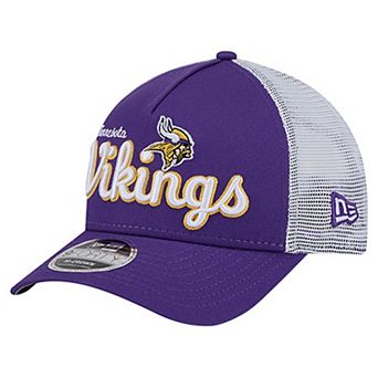 Men's New Era Purple Minnesota Vikings Side Lines 9FORTY Adjustable Hat