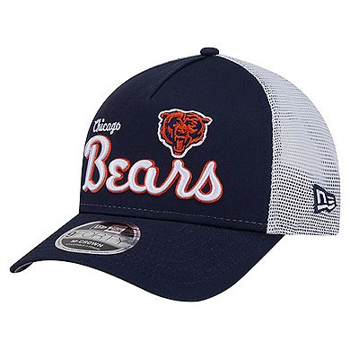 Men's New Era Navy Chicago Bears Side Lines 9FORTY Adjustable Hat