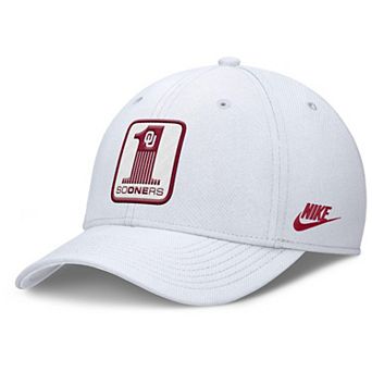 Men's Nike White Oklahoma Sooners Rise Academic Dri-FIT Flex Hat