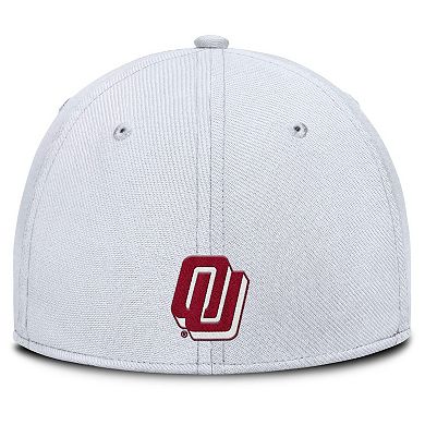 Men's Nike White Oklahoma Sooners Rise Academic Dri-FIT Flex Hat