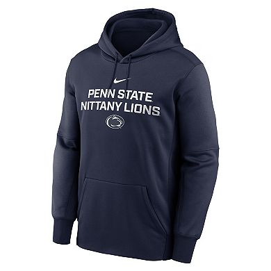 Men's Nike Navy Penn State Nittany Lions Team Stacked Performance Pullover Hoodie