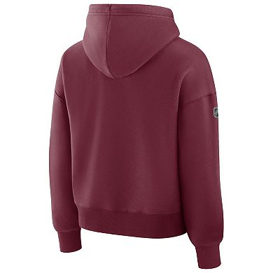 Women's Fanatics Burgundy Colorado Avalanche Authentic Pro Primary Pullover Hoodie