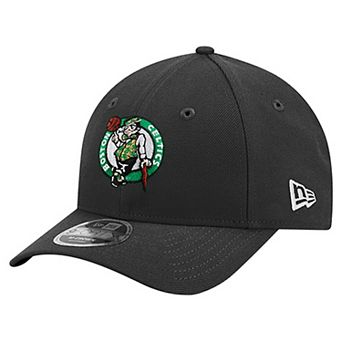 Men's New Era Black Boston Celtics 9FORTY Stock M-Crown Adjustable Hat