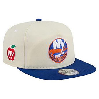 Men's New Era Cream New York Islanders Golfer Adjustable Hat