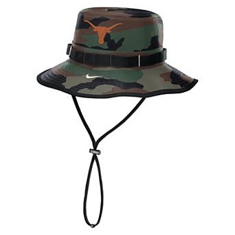 Men's Nike Camo Texas Longhorns 2025 Military Appreciation Boonie Dri-FIT Bucket Hat