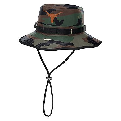Men's Nike Camo Texas Longhorns 2025 Military Appreciation Boonie Dri-FIT Bucket Hat