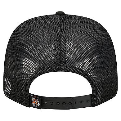 Men's New Era Black Cincinnati Bengals Team 9SEVENTY Adjustable Hat