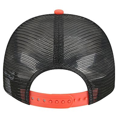 Men's New Era Cream/Black San Francisco Giants Banner A-Frame 9FIFTY Trucker Snapback Hat