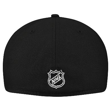 Men's New Era Black Los Angeles Kings Oversized Vintage Arch 59Fifty Fitted Hat