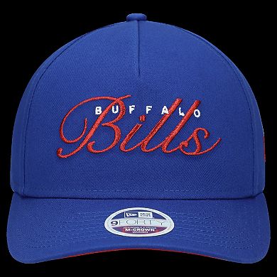 Women's New Era Royal Buffalo Bills Metallic 9FORTY M-Crown A-Frame Adjustable Hat