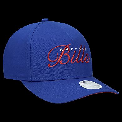 Women's New Era Royal Buffalo Bills Metallic 9FORTY M-Crown A-Frame Adjustable Hat