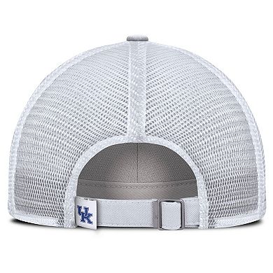 Men's Nike White Kentucky Wildcats Club Campus Trucker Adjustable Hat