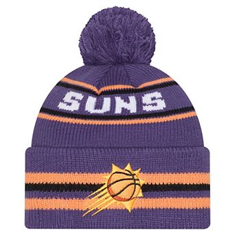 Men's New Era Purple Phoenix Suns Classic Cuffed Knit Hat with Pom