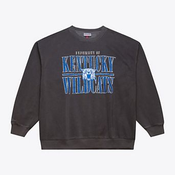 Men's Mitchell & Ness Black Kentucky Wildcats Downtown Fleece Sweatshirt