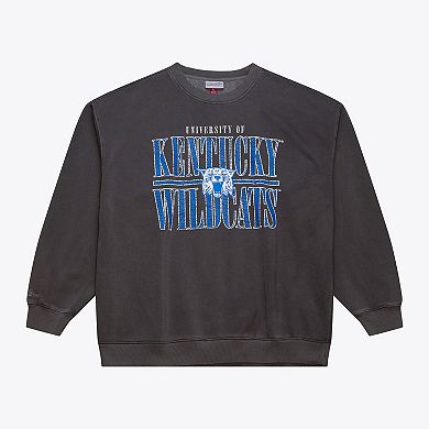 Men's Mitchell & Ness Black Kentucky Wildcats Downtown Fleece Sweatshirt