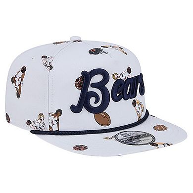 Men's New Era White Chicago Bears Team Cheer 19TWENTY Adjustable Hat
