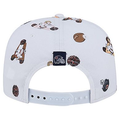 Men's New Era White Chicago Bears Team Cheer 19TWENTY Adjustable Hat