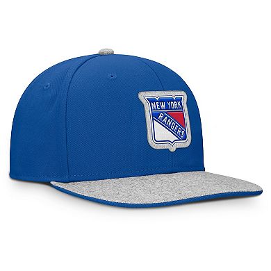 Men's Fanatics Blue New York Rangers Fundamentals Loden Snapback Hat