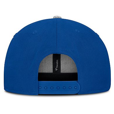 Men's Fanatics Blue New York Rangers Fundamentals Loden Snapback Hat