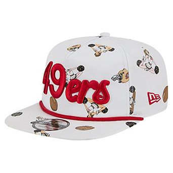 Men's New Era White San Francisco 49ers Team Cheer 19TWENTY Adjustable Hat