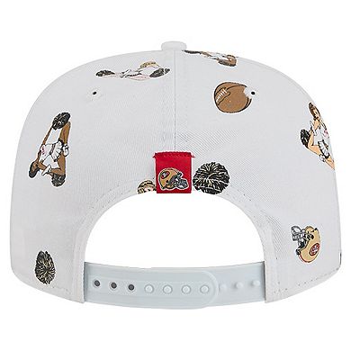 Men's New Era White San Francisco 49ers Team Cheer 19TWENTY Adjustable Hat