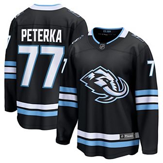 Men's Fanatics JJ Peterka Black Utah Mammoth Home Breakaway Player Jersey