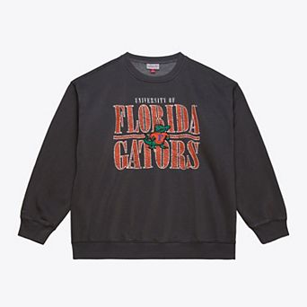 Men's Mitchell & Ness Black Florida Gators Downtown Fleece Sweatshirt