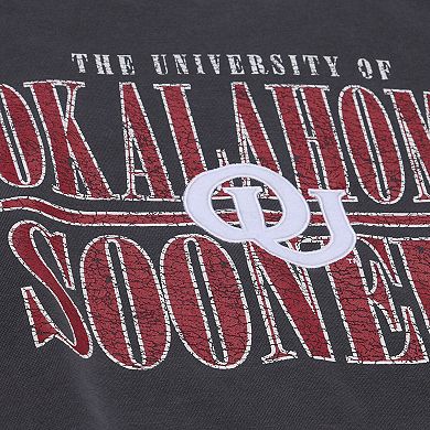 Men's Mitchell & Ness Black Oklahoma Sooners Downtown Fleece Sweatshirt