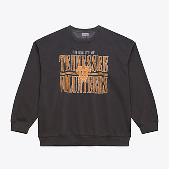 Men's Mitchell & Ness Black Tennessee Volunteers Downtown Fleece Sweatshirt