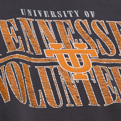 Men's Mitchell & Ness Black Tennessee Volunteers Downtown Fleece Sweatshirt
