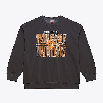 Men's Mitchell & Ness Black Tennessee Volunteers Downtown Fleece Sweatshirt