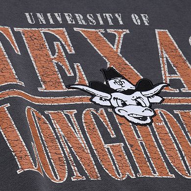 Men's Mitchell & Ness Black Texas Longhorns Downtown Fleece Sweatshirt